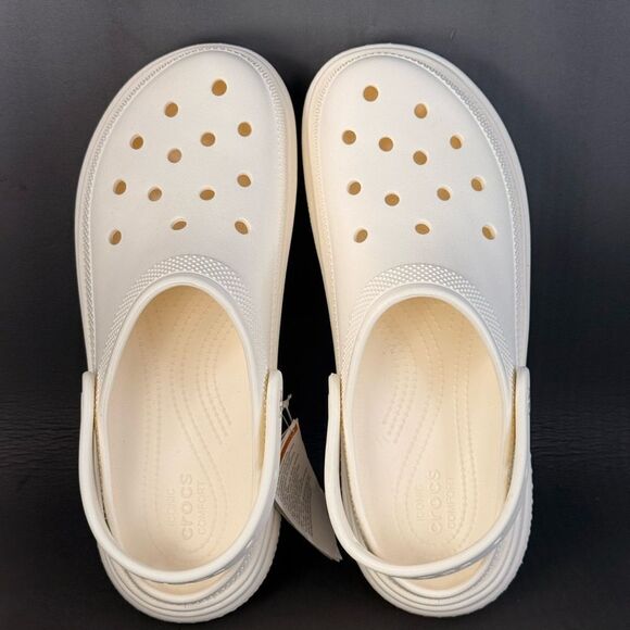 Crocs Stomp Clog \'Chalk\' Iconic Comfort shoes mens size 12 new without box main image 5